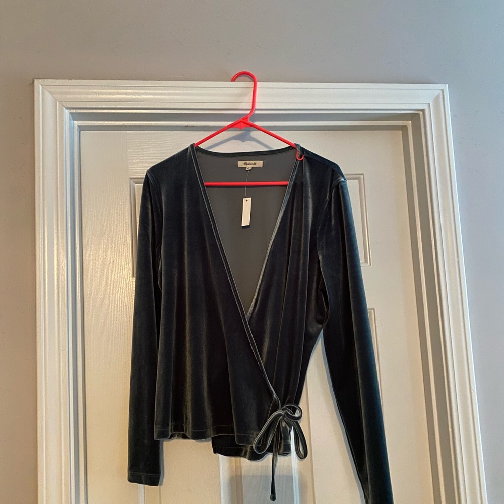NWT Madewell wrap top